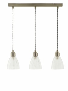 argos home le marais pressed glass 3l ceiling light chrome ebay