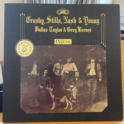 Crosby Stills Nash Young Deja Vu Vinyl LP Atlantic SD 7200 Woodstock Our House - Picture 2 of 8