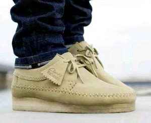 clarks weaver beige