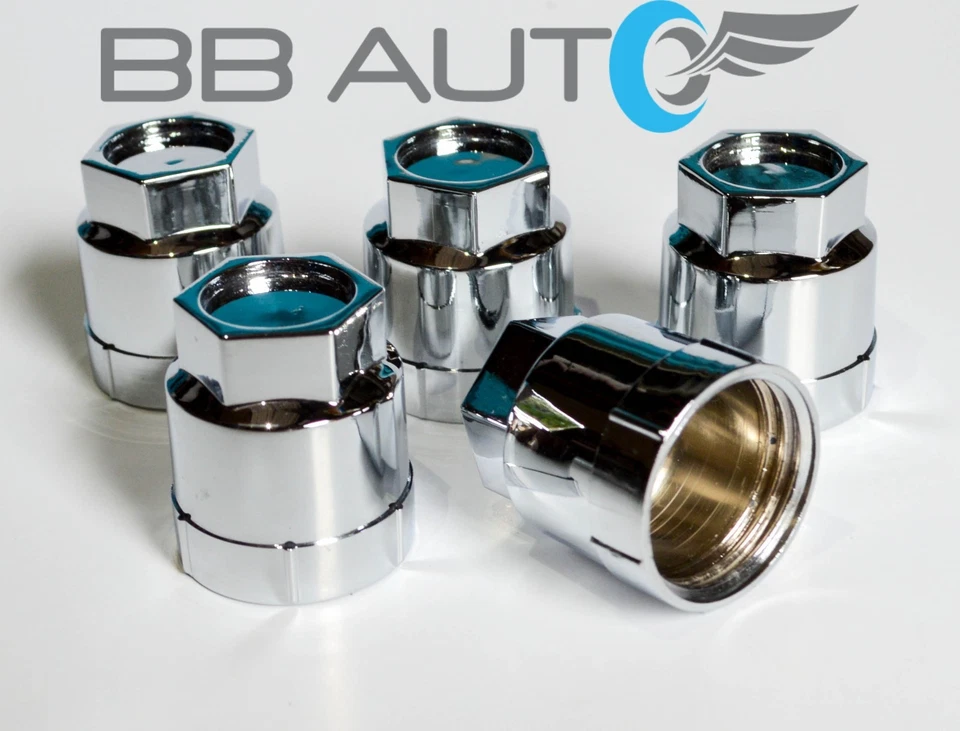 5 NUEVAS TAPAS DE TUERCAS CROMADAS FIREBIRD FIERO GRAND AM PRIX SUNFIRE SUNBIRD  Foto 3 de 3