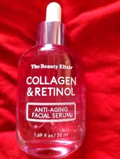 THE BEAUTY ELIXIR COLLAGEN & RETINOL ANTI- AGING  FACIAL SERUM