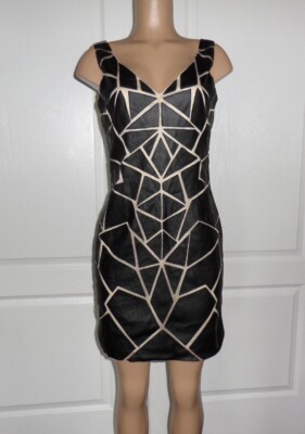 chinese dress ladies Faux Leather Mini Dress