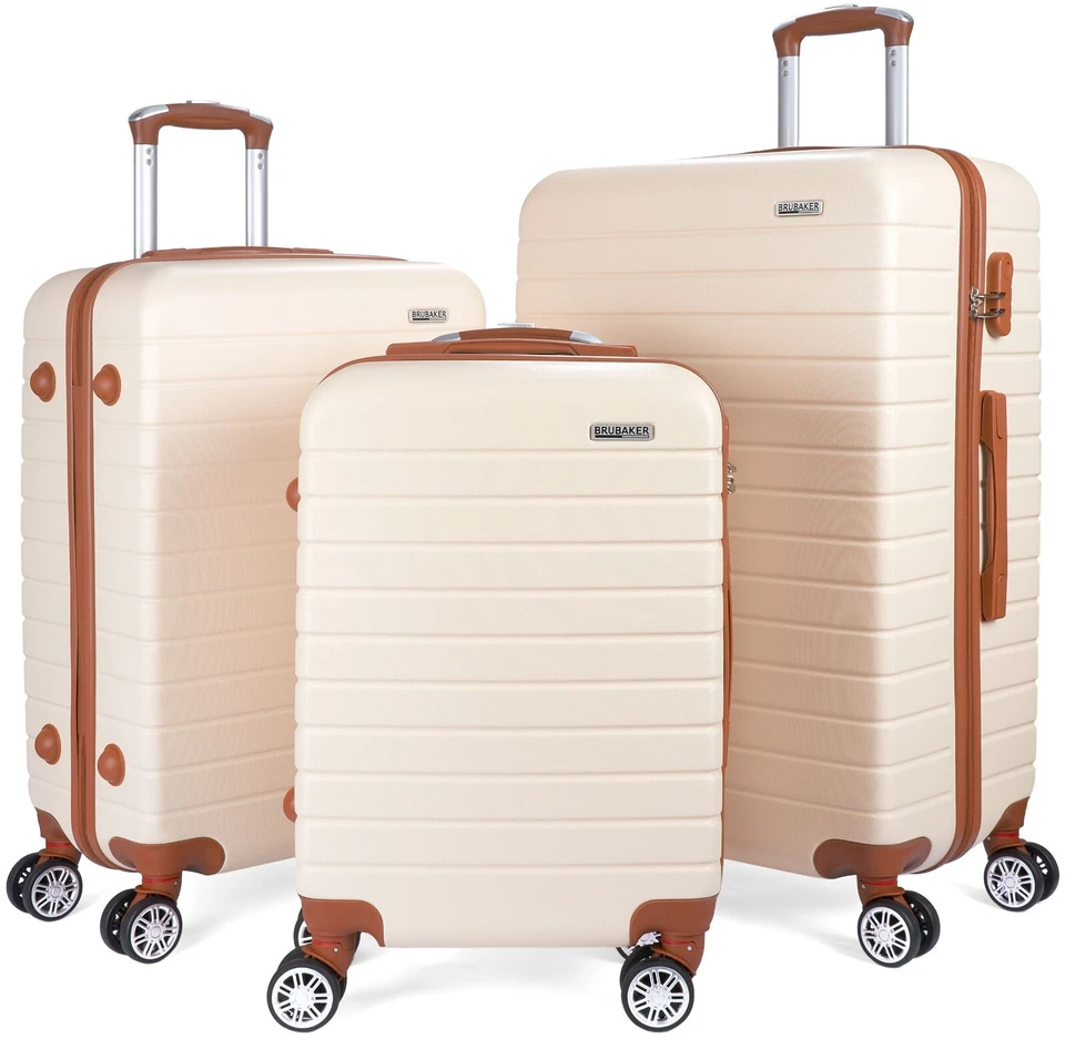 Hartschalenkoffer Trolley Reisekoffer Set 3 tlg oder M L XL einzeln ABS 4 Rollen - Bild 2 von 4