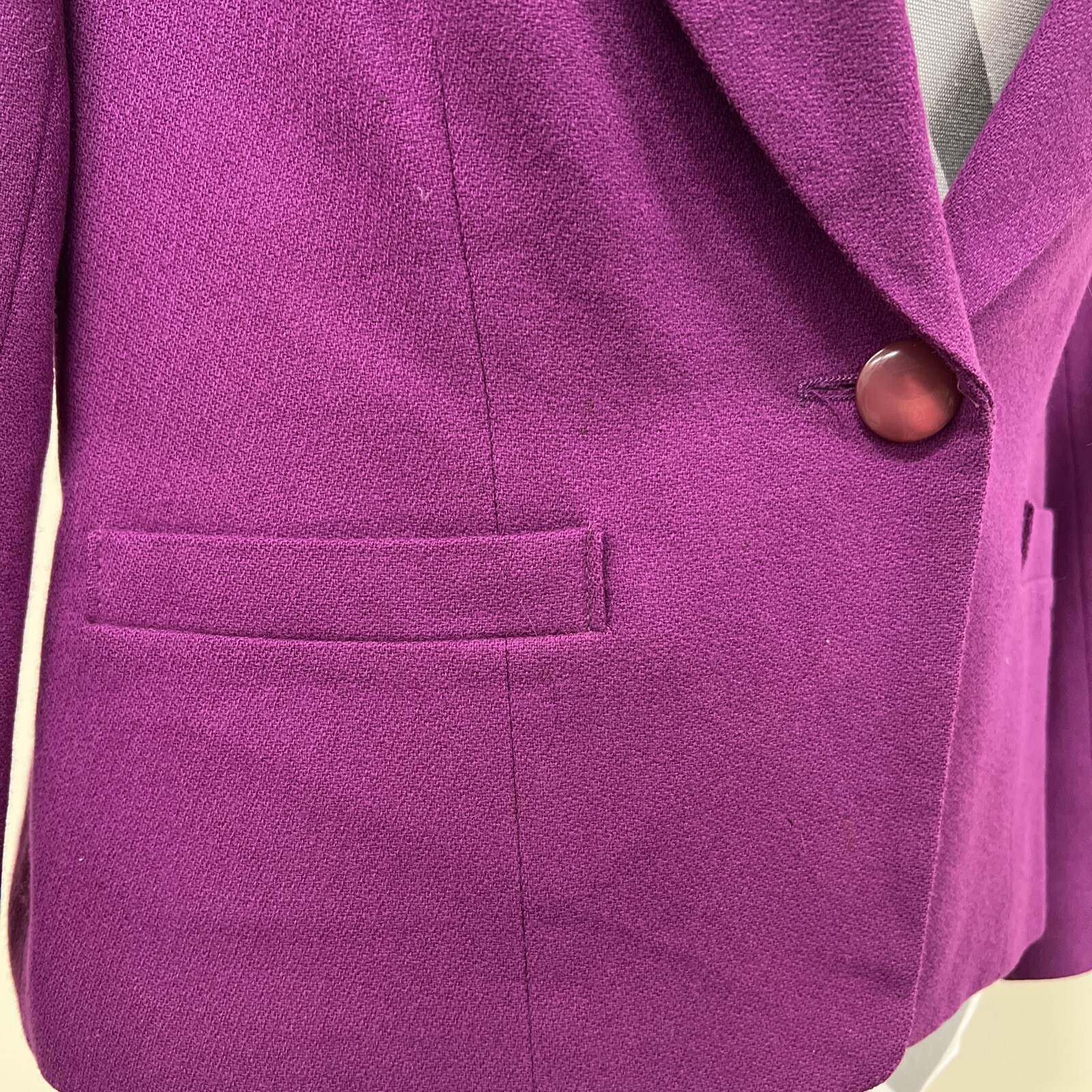 Pendleton Purple Single-Button Lightweight 100% W… - image 7