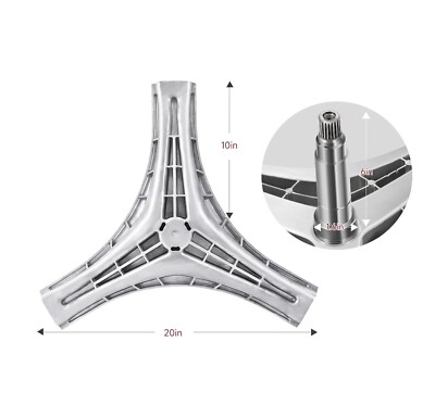 ASSY FLANGE SHAFT PURPLE Compatible with Samsung Washer DC97