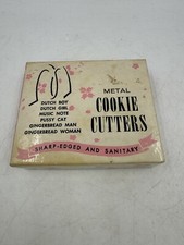 Vintage Metal Cookie Cutters Dutch Boy, Girl,...