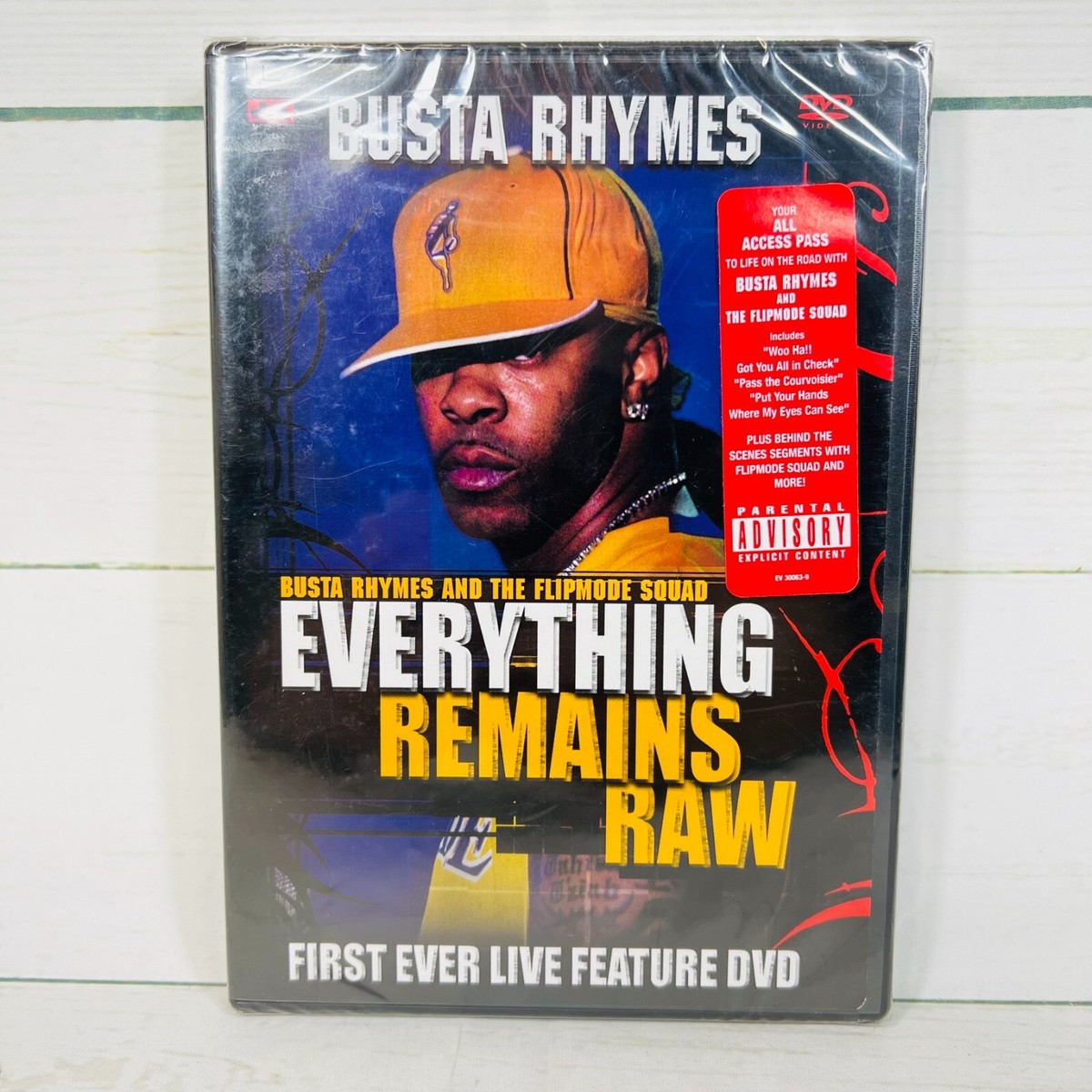Sealed Busta Rhymes Everything Remains Raw 2004 Rap DVD Flipmode
