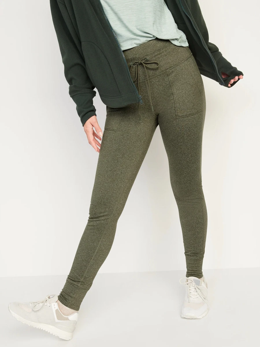 High-Waisted CozeCore Side-Pocket Jogger Leggings for Women