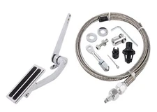 JEGS 157410K2 Gas Pedal Assembly Kit Universal Firewall Mount (2) Non-Slip Rubbe