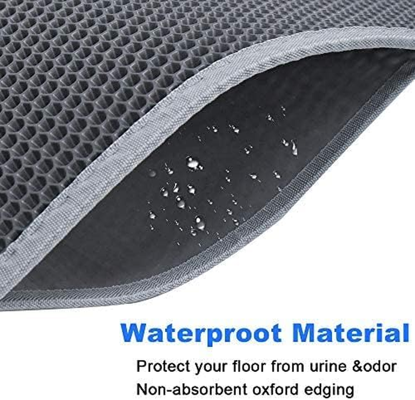 Cat Litter Box Mat Easy Clean Cat Litter Mat for Floor, Cute Cat