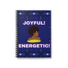 African American Woman - Spiral Notebook - Ruled Line