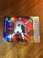 2019-20 Donruss Optic Basketball Steph Curry Silver Prizm Fantasy Stars Warriors