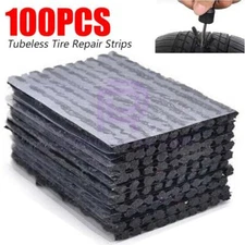 100X Tire Repair Plugs Car Tire Puncture Recovery Tyre Tubeless Seal Plug Strip