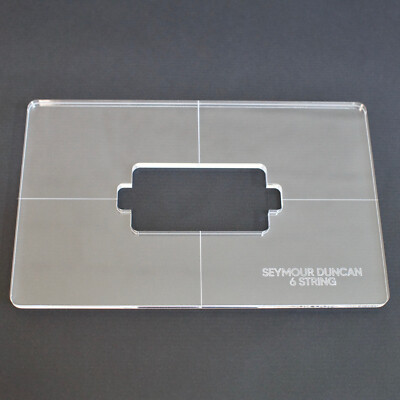 Tonabnehmer Routing Template - Seymour Duncan Humbucker (6 String)
