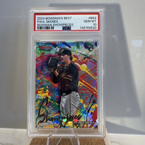 Topps 2024 Bowman's Best Bowman Showpieces BS-2 Paul Skenes RC PSA 10