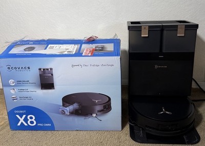 ECOVACS DEEBOT X8 PRO OMNI Robot Vacuum & Mop w/ OMNI Docking Station