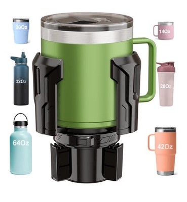 FLLIK~Car Cup Extender Expandable Mug Holder~YETI Stanley Hydro Flask NEW!