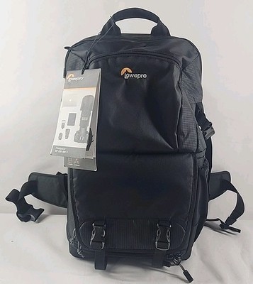 NWT Lowepro Fastpack BP 250 AW II - A Travel-Ready Camera Backpack- Black