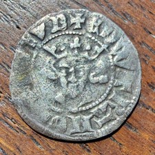Edward II Silver Hammered Penny 1307-1327 Class 11b Cantor S-1456 / N-1061