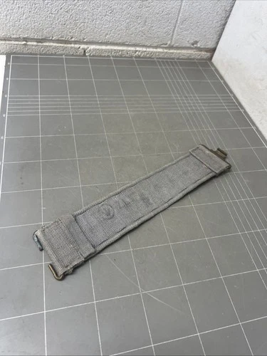 ORIGINAL VINTAGE WW2 BELT WEBBING STRAP UNIFORM PACK MILITARY BLACK VIETNAM