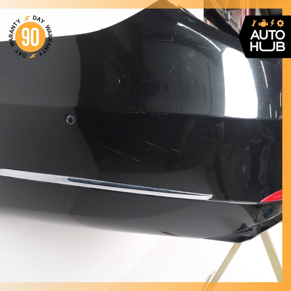 Conjunto de cubierta de parachoques trasero base 15-17 Mercedes W222 S600 MAYBACH negro OEM Foto 3 de 4
