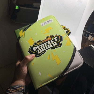 Pokemon - MEGA EVOLUTION PERFECT ORDER - (1) 6x2  (1) 6x1  Binder Sticker