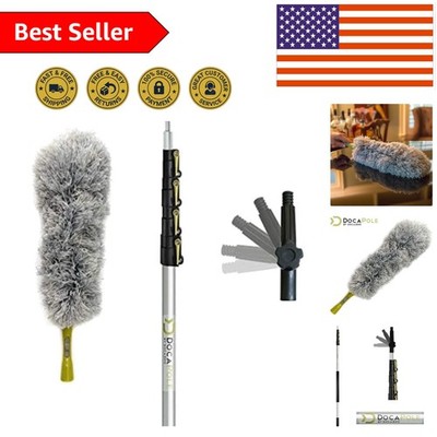 DOCA 7-30 Ft Telescoping Cleaning Pole & Feather Duster - Ultimate  & Clean