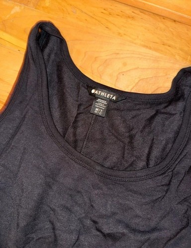 Athleta Women’s Medium Balance Sleeveless Romper Black NWT $79 MSRP - Picture 5 of 5