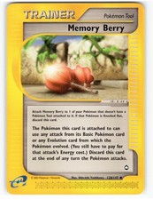 Memory Berry 128/147 Uncommon Aquapolis Pokemon Near Mint on eBay