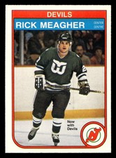 1982-83 O-Pee-Chee #144 Rick Meagher Ex-Mint RC Rookie NJ Devils OPC