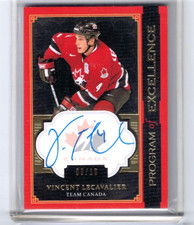 2013-14 Upper Deck The Cup Vincent Lecavalier Program Excellence Auto #'ed 09/10