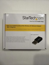 StarTech USB433WACDB AC600 Dual Band USB WiFi Adapter 802.11ac 5GHz