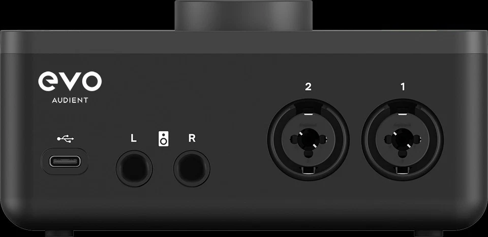 Audient EVO 4 2-in/2-out 24-bit/96kHz USB 2.0 Podcasting Recording Interface - Image 3 of 4