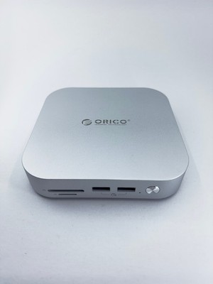 ORICO MiniLink 40Gbps USB Hub m.2 for Mac Mini M4/Pro Aluminum Dock Bad Fan M47P