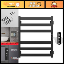 6-Bar Stainless Steel Towel Warmer Rack - 26 Inch Heated Towel Dryer, Spa Essent