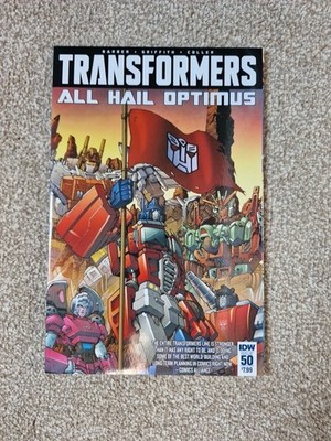 IDW comics transformers all hail optimus issue 50