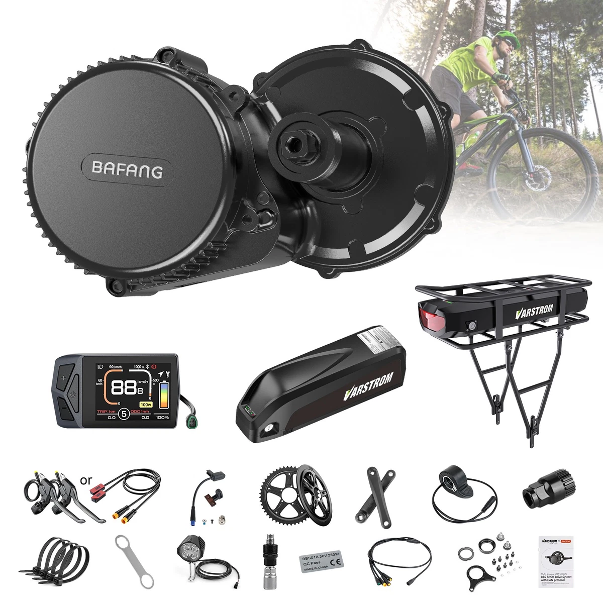 Flowbikem1初期モデル用モーターキットbafang48v750w動作済み モーター組み立てキット（教材用、勉強用）なら米子シンコー
