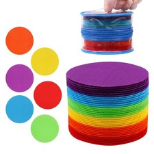Carpet Dot Markers Colored 36 PCS 4 Inch Round Spot Marker 6 Colors Classroom