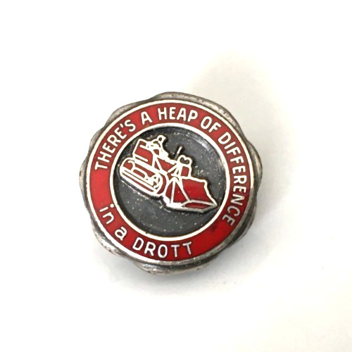 Vintage Brooch Pin MARKED 925 STERLING SILVER DROTT Heap of Difference Lapel