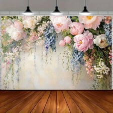 Flower Wall Wedding Birthday Backdrop Photo Background Party Banner Decoration