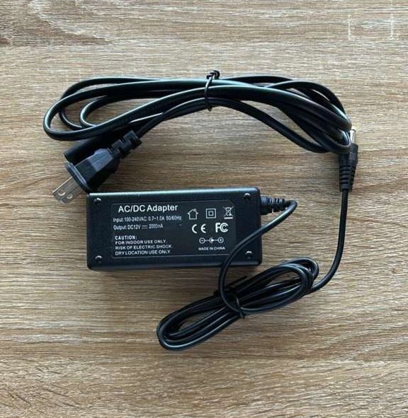 12V 2A 2000mA AC/DC Power Supply Adapter 100-240V Universal Charger