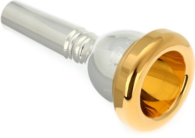Bach 341 Classic Series Silver-plated Large Shank Trombone Mouthpiece with