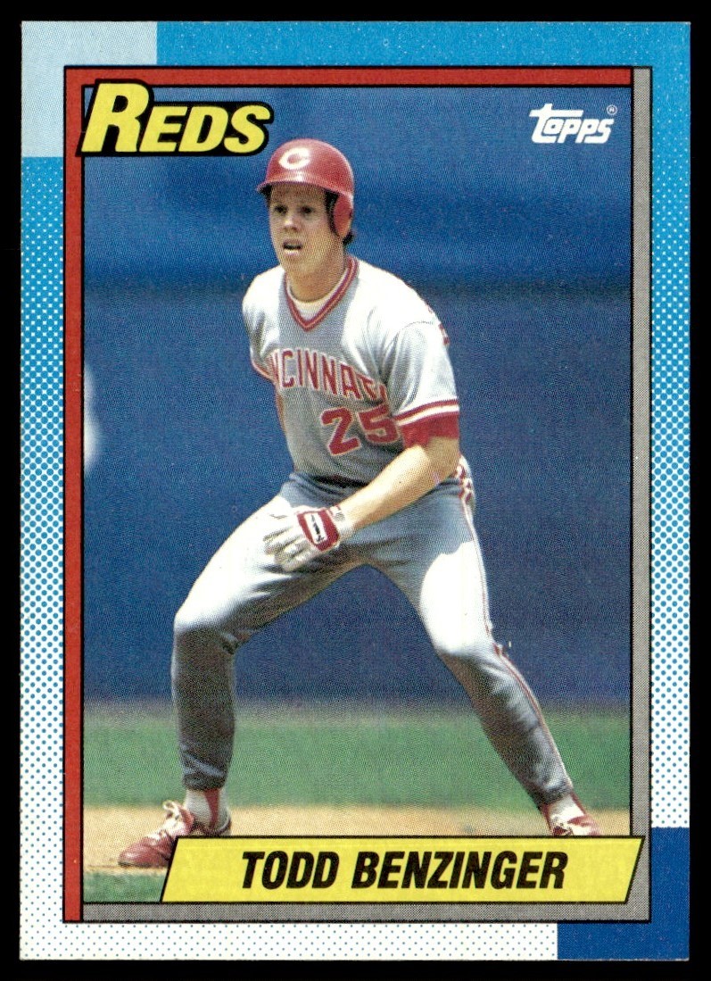 1990 Topps Todd Benzinger Cincinnati Reds #712