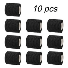 10Pcs Black sports self adhesive elastic bandage with 4.8meter elastic knee pads