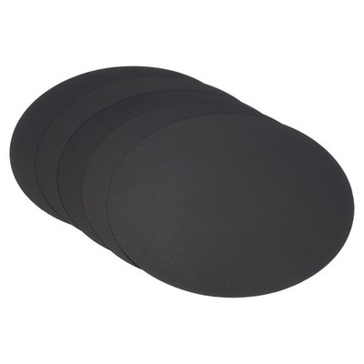11.8-inch Round Cardboard Paper, 25 Pcs Blank Circles for DIY Craft Arts, Black