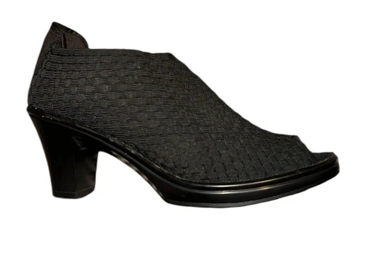 Bernie Mev. Claire Womens Size 41 / US 10 Pull-On Peep Toe Heeled Shoes Booties - Image 2 of 4