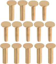 7 Pairs Copper Rivets for Chef Knives and Kitchen Knives Handle Fixing with Easy