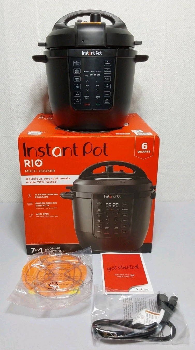 Instant Pot RIO 6qt 7-in-1 Electric Pressure Cooker & Multi-