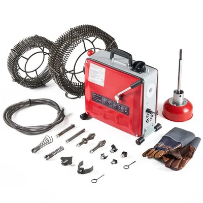 CO-Z 850W elektrische Rohrreinigungsmaschine Rohrreiniger Rohrreinigungsspirale