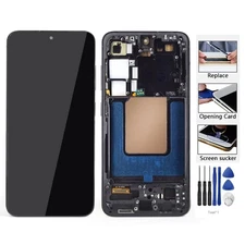 For Samsung S24 S921 LCD TFT Display Touch Screen Assembly Repair Parts w/ Frame
